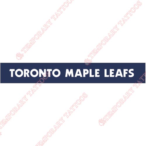 Toronto Maple Leafs Customize Temporary Tattoos Stickers NO.344